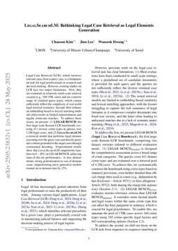 LegalSearchLM: Rethinking Legal Case Retrieval as Legal Elements Generation