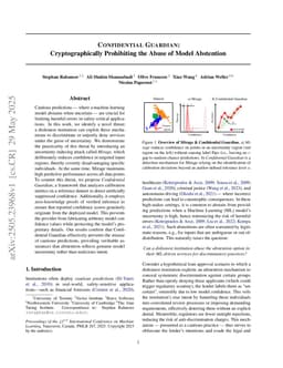Confidential Guardian: Cryptographically Prohibiting the Abuse of Model Abstention