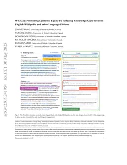 WikiGap: Promoting Epistemic Equity by Surfacing Knowledge Gaps Between English Wikipedia and other Language Editions