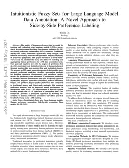 Intuitionistic Fuzzy Sets for Large Language Model Data Annotation: A Novel Approach to Side-by-Side Preference Labeling
