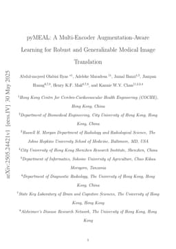 pyMEAL: A Multi-Encoder Augmentation-Aware Learning for Robust and Generalizable Medical Image Translation