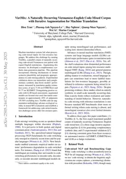VietMix: A Naturally Occurring Vietnamese-English Code-Mixed Corpus with Iterative Augmentation for Machine Translation