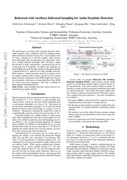 Rehearsal with Auxiliary-Informed Sampling for Audio Deepfake Detection