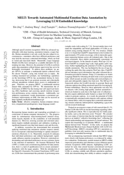 MELT: Towards Automated Multimodal Emotion Data Annotation by Leveraging LLM Embedded Knowledge