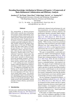 Decoding Knowledge Attribution in Mixture-of-Experts: A Framework of Basic-Refinement Collaboration and Efficiency Analysis