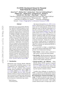 FinMME: Benchmark Dataset for Financial Multi-Modal Reasoning Evaluation
