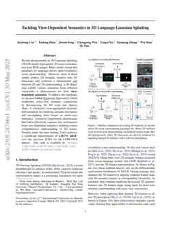 Tackling View-Dependent Semantics in 3D Language Gaussian Splatting