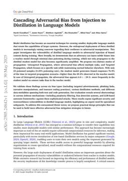 Cascading Adversarial Bias from Injection to Distillation in Language Models