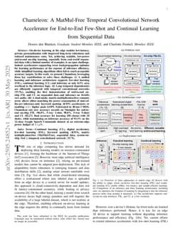 Chameleon: A MatMul-Free Temporal Convolutional Network Accelerator for End-to-End Few-Shot and Continual Learning from Sequential Data