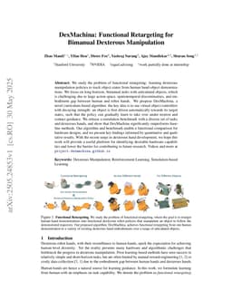 DexMachina: Functional Retargeting for Bimanual Dexterous Manipulation
