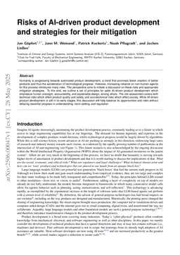 Risks of AI-driven product development and strategies for their mitigation