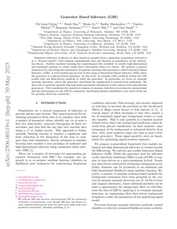 Generator Based Inference (GBI)