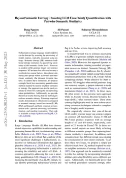 Beyond Semantic Entropy: Boosting LLM Uncertainty Quantification with Pairwise Semantic Similarity