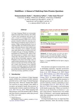 MultiHoax: A Dataset of Multi-hop False-Premise Questions