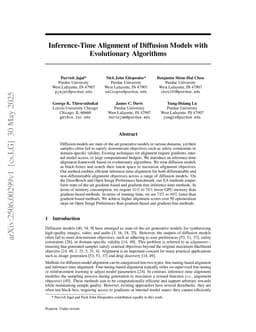 Inference-Time Alignment of Diffusion Models with Evolutionary Algorithms