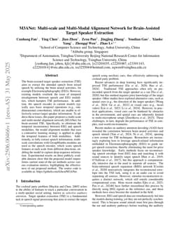 M3ANet: Multi-scale and Multi-Modal Alignment Network for Brain-Assisted Target Speaker Extraction