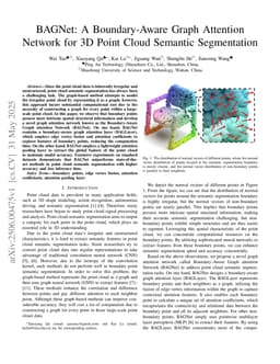 BAGNet: A Boundary-Aware Graph Attention Network for 3D Point Cloud Semantic Segmentation