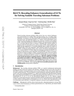 RsGCN: Rescaling Enhances Generalization of GCNs for Solving Scalable Traveling Salesman Problems