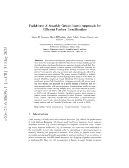 PackHero: A Scalable Graph-based Approach for Efficient Packer Identification