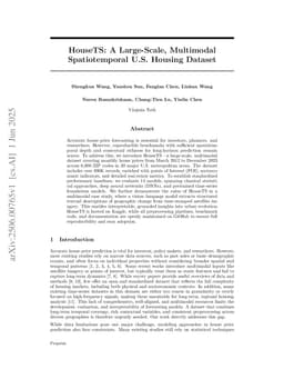 HouseTS: A Large-Scale, Multimodal Spatiotemporal U.S. Housing Dataset