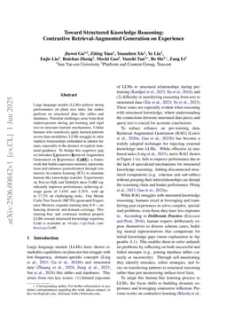 Toward Structured Knowledge Reasoning: Contrastive Retrieval-Augmented Generation on Experience