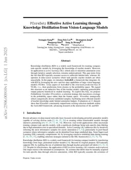 PCoreSet: Effective Active Learning through Knowledge Distillation from Vision-Language Models