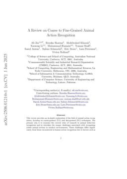 A Review on Coarse to Fine-Grained Animal Action Recognition