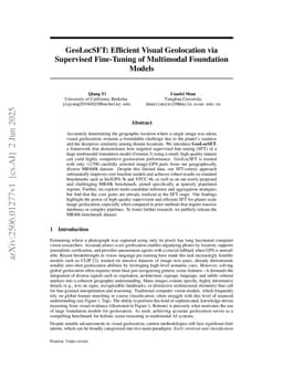 GeoLocSFT: Efficient Visual Geolocation via Supervised Fine-Tuning of Multimodal Foundation Models