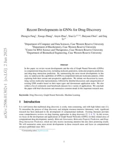 Recent Developments in GNNs for Drug Discovery