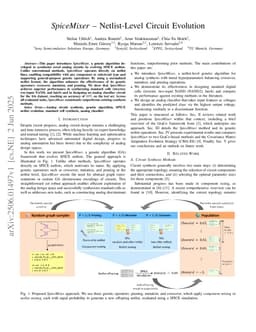 SpiceMixer - Netlist-Level Circuit Evolution