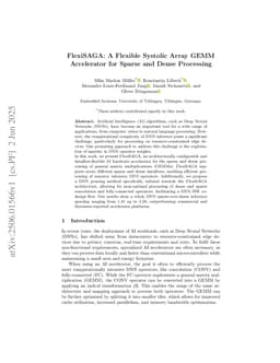 FlexiSAGA: A Flexible Systolic Array GEMM Accelerator for Sparse and Dense Processing
