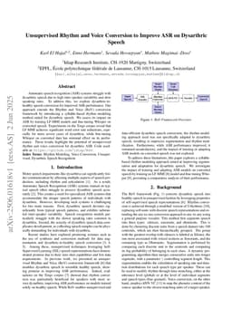 Unsupervised Rhythm and Voice Conversion to Improve ASR on Dysarthric Speech