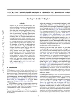 SPACE: Your Genomic Profile Predictor is a Powerful DNA Foundation Model