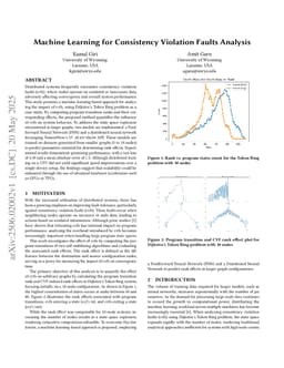 Machine Learning for Consistency Violation Faults Analysis