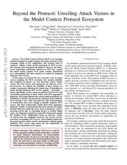 Beyond the Protocol: Unveiling Attack Vectors in the Model Context Protocol Ecosystem