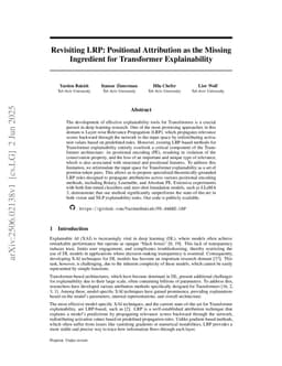 Revisiting LRP: Positional Attribution as the Missing Ingredient for Transformer Explainability