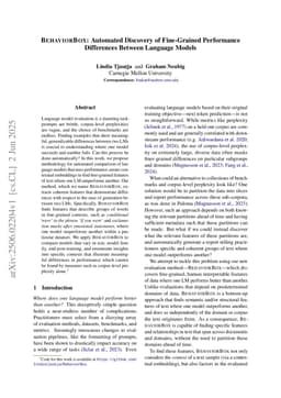 BehaviorBox: Automated Discovery of Fine-Grained Performance Differences Between Language Models