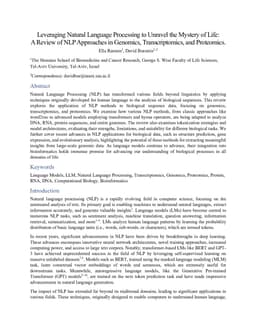 Leveraging Natural Language Processing to Unravel the Mystery of Life: A Review of NLP Approaches in Genomics, Transcriptomics, and Proteomics