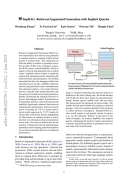 ImpRAG: Retrieval-Augmented Generation with Implicit Queries