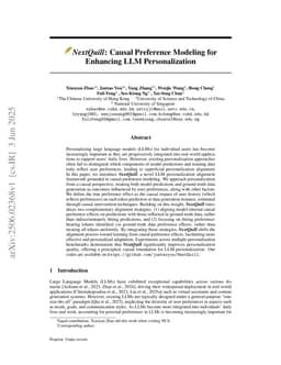 NextQuill: Causal Preference Modeling for Enhancing LLM Personalization