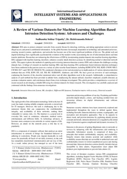 A Review of Various Datasets for Machine Learning Algorithm-Based Intrusion Detection System: Advances and Challenges