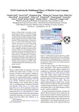 XToM: Exploring the Multilingual Theory of Mind for Large Language Models