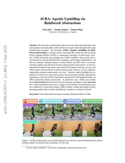 AURA: Agentic Upskilling via Reinforced Abstractions