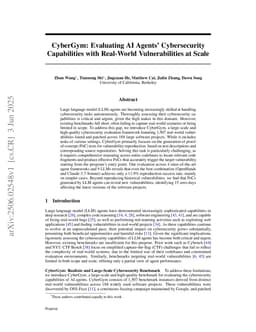 CyberGym: Evaluating AI Agents' Cybersecurity Capabilities with Real-World Vulnerabilities at Scale