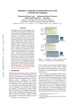 IndoSafety: Culturally Grounded Safety for LLMs in Indonesian Languages