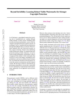 Beyond Invisibility: Learning Robust Visible Watermarks for Stronger Copyright Protection