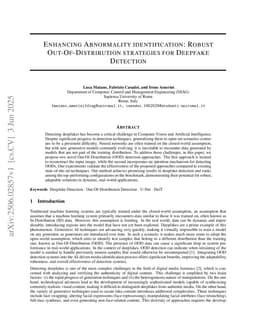 Enhancing Abnormality Identification: Robust Out-of-Distribution Strategies for Deepfake Detection