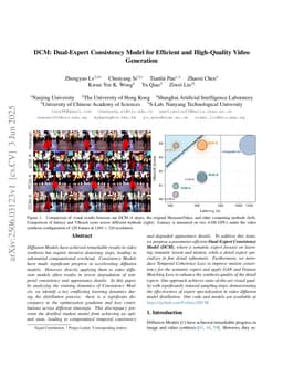 DCM: Dual-Expert Consistency Model for Efficient and High-Quality Video Generation