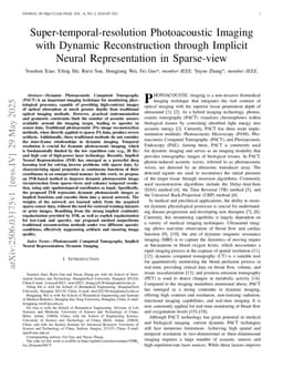 Super-temporal-resolution Photoacoustic Imaging with Dynamic Reconstruction through Implicit Neural Representation in Sparse-view