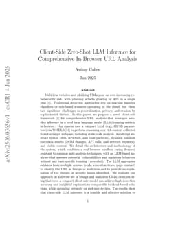 Client-Side Zero-Shot LLM Inference for Comprehensive In-Browser URL Analysis